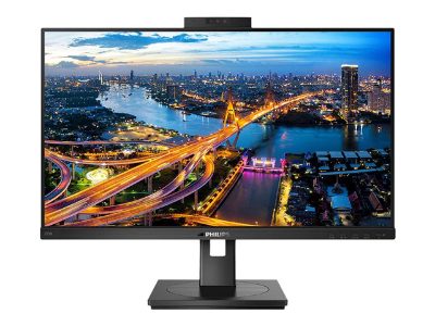 LCD Monitor with Windows Hello Webcam, 275B1H/00, 27 ", IPS, QHD, 16:9, 75 Hz, 4 ms, 2560 x 1440 pixels, 300 cd/m², Audio out, HDMI ports quantity 1, Black