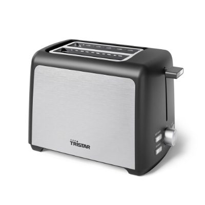Tristar Toaster, BR-1058, Power 800 W, Number of slots 2, Housing material Plastic, Silver