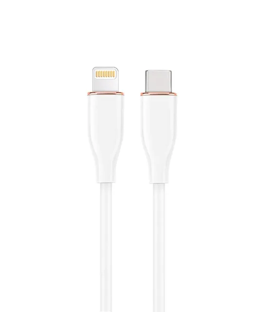 CABLE LIGHTNING TO USB-C 1.5M/CC-USB2S-CM8PM-1.5M-W GEMBIRD