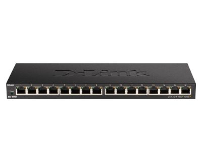 16-Port Gigabit Desktop Switch, DGS-1016S, Unmanaged, Desktop