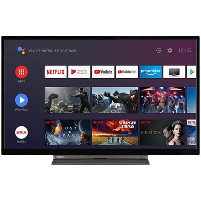 TV Set, TOSHIBA, 32", Smart/HD, 1366x768, Wireless LAN, Bluetooth, Android TV, 32WA3B63DG
