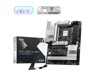 MSI PRO Z890-A WIFI, Processor family Intel, Processor socket LGA1851, DDR5 UDIMM, Supported hard disk drive interfaces SATA, M.2, Number of SATA connectors 4