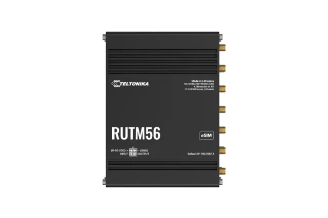 Teltonika | Dual Modem Router | RUTM56 | 802.11ac | 10/100/1000 Mbit/s | Ethernet LAN (RJ-45) ports 4 | Mesh Support Yes | MU-MiMO Yes | No mobile broadband