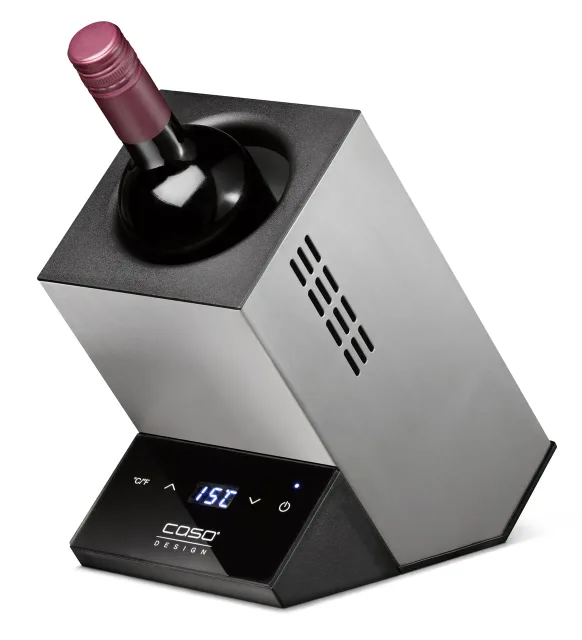 Caso | Wine cooler for one bottle | WineCase One | Energy efficiency class Not apply | Free standing | Bottles capacity 1 | Inox