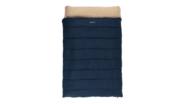 Outwell Contour Lux Deep Blue | Sleeping Bag | 220 x 145 cm | -22 to 12 °C | Both Side Zipper