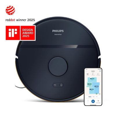 PHILIPS 2000. sērijas Putekļsūcējs robots ar mazgāšanas funkciju, Pusnakts zils