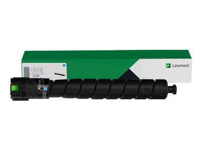 Lexmark CS943 Cyan 26K Cartridge, Lexmark 73D0HC0, Lexmark - cyan - original - toner cartridge - LCCP, LRP, Toner cartridge, Cyan