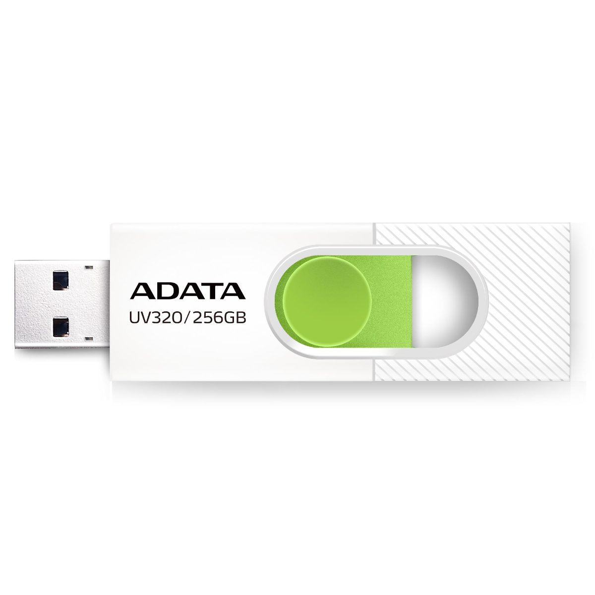 USB Flash Drive, UV320, 256 GB, USB Type-A, White/Green