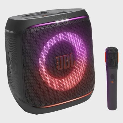 JBL Partybox Encore 2 portatīvā mūzikas sistēma ar mikrofonu,  100 W, melna