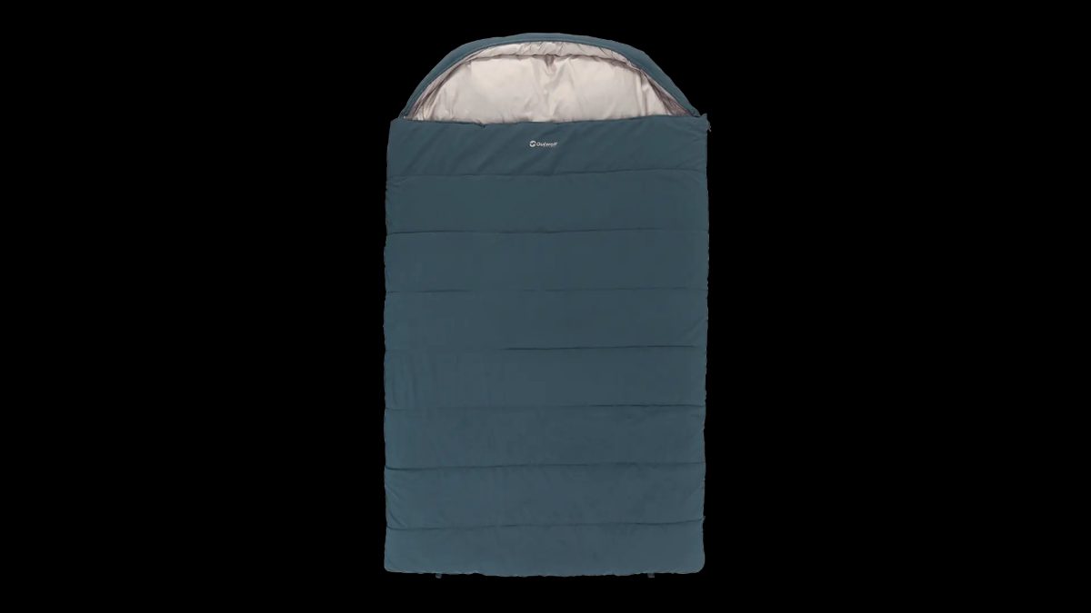 Outwell Campion Lux Double, Sleeping Bag, 225 x 140 cm, Temperature 16 to 5 °C, 2 way open - auto lock, L-shape
