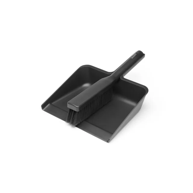 BRABANTIA slaucīšanas komplekts, birste un šaufele, dark grey