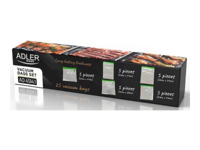 Adler AD 4514.1 Vacuum bags set, White, Adler