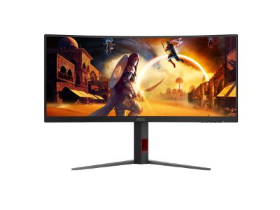 CU34G4Z, 34 ", Fast VA, WQHD, 21:9, 240 Hz, 1 ms, 3440 x 1440 pixels, 450 cd/m², HDMI ports quantity 2, Black