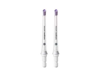 Sonicare mutes dobuma irrigatora uzgalis, balts