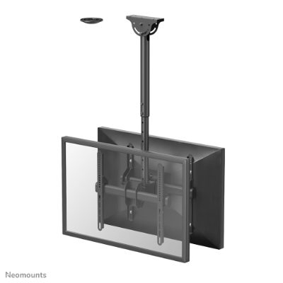 Neomounts NM-C440DBLACK Dual monitor/TV mount ceiling, Adjustable Height, Rotate, Tilt, Swivel, 32-60 ", Maximum weight (capacity) 45 kg, Black