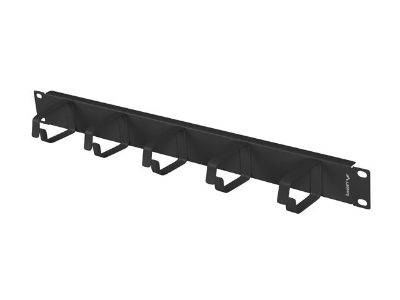 Lanberg 19" Cable Management 5 Rings, Type B, 1U, AK-1701-B, Black