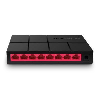Switch, MS108G, Unmanaged, Desktop, Power supply type External