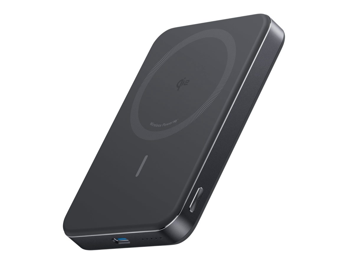 Anker MagGo Wireless Powerbank (With 30W C port, Ultra slim), A1664H11, 10000 mAh, Black