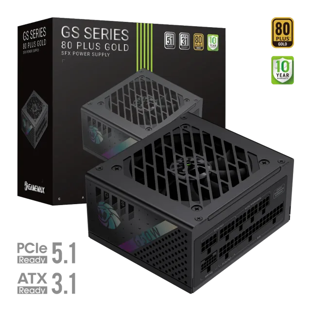 Gamemax PSU | GS 650G | 650 W | SFX | Full Modular