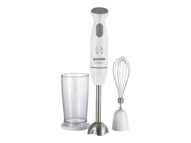 Gorenje Hand blender | HBC802QW | Hand Blender | 800 W | Jar material Plastic | Jar capacity 0.5 L | White