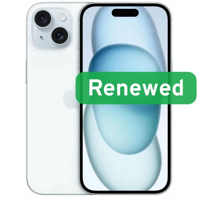 Apple Renewed Grade C | Apple iPhone 15 | Blue | 6.1 " | Super Retina XDR OLED | 128 GB | 5G | iOS