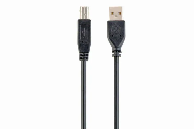 CABLE USB2 AM-BM 3M/BLACK CCP-USB2-AMBM-10 GEMBIRD