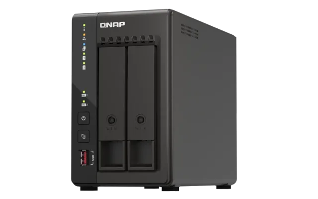 QNAP | 2-Bay desktop NAS | TS-253E-8G | Intel Celeron | J6412 4-core | Processor frequency 2.6 GHz | 8 GB
