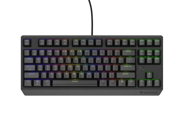 Genesis | THOR 230 TKL | Mechanical Gaming Keyboard | Wired | US | Linear | Black | RGB