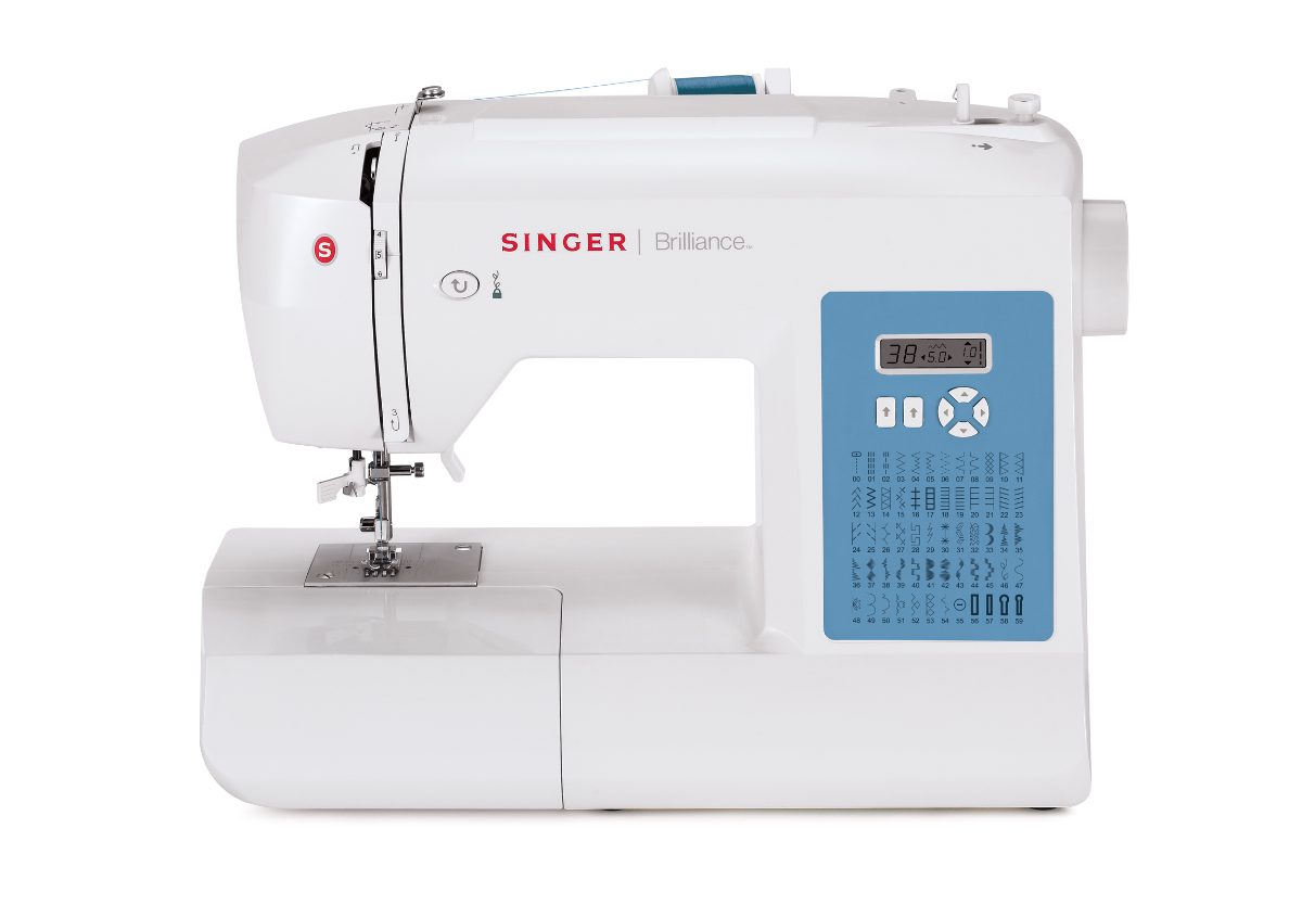 Sewing Machine, 6160 Brilliance, Number of stitches 60, Number of buttonholes 6, White