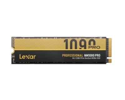 Lexar SSD, NM1090 Pro, 4000 GB, SSD form factor M.2 2280, Solid-state drive interface PCIe Gen 5x4, Read speed 14000 MB/s, Write speed 13000 MB/s