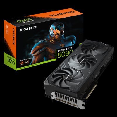 Gigabyte GeForce RTX 5090 WINDFORCE OC 32G, NVIDIA, 32 GB, GeForce RTX 5090, GDDR7, HDMI ports quantity 1, PCI-E 5.0