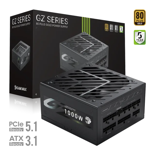 Gamemax PSU | GZ 1000G | 1000 W | Gold | Full Modular