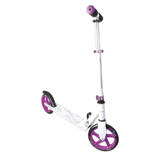 Muuwmi Aluminium Scooter skrejritenis 200 mm, balts/violets