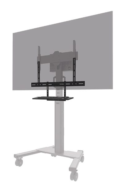 Neomounts Floor stand, AV40-500BL Keyboard Shelf Kit, Height adjustment, 43-110 ", Maximum weight (capacity) 2.5 kg, Black