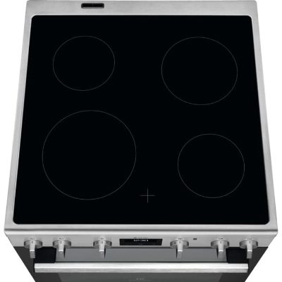 Electrolux elektriskā plīts ar elektrisko cepeškrāsni, 59.6cm, balta