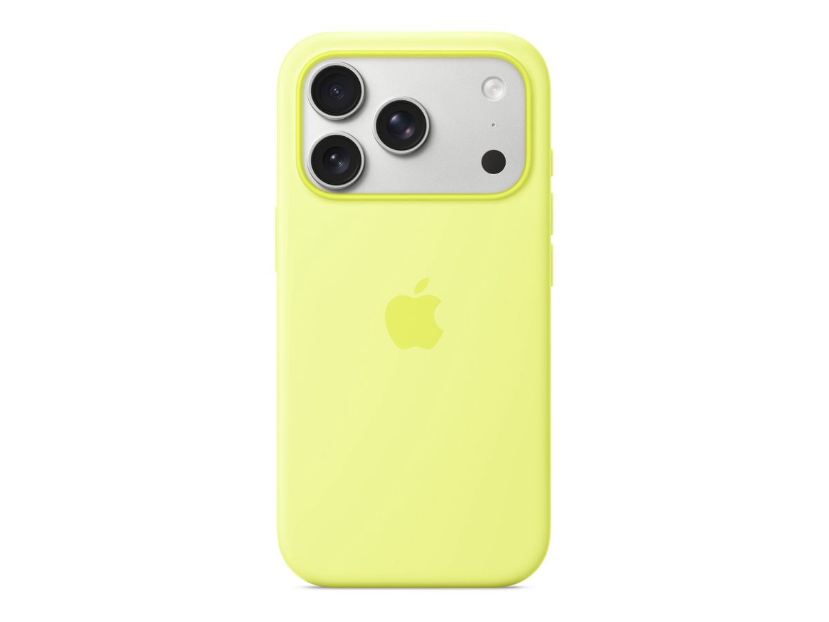 Apple iPhone 17 Pro Silicone Case with MagSafe – Neon Yellow, Apple