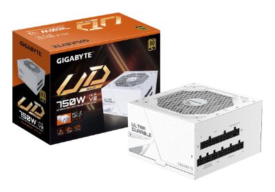 Gigabyte Power Supply, UD750GM PG5 V2 ICE, 750 W