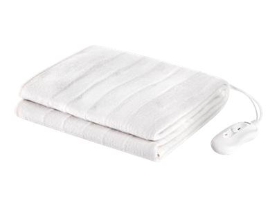 Electric blanket, BW-4751, Number of heating levels 3, Number of persons 1, Washable, Polyester, White