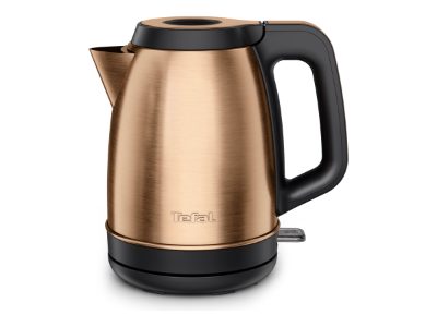 TEFAL Coppertinto Kettle, KI280G10, Electric, 2400 W, 1.7 L, Stainless steel, 360° rotational base, Copper/Black