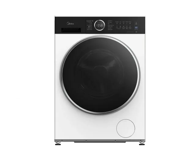 Midea Washing Machine | MF205W80BA30/W-BK | Energy efficiency class A | Front loading | Washing capacity 8 kg | 1400 RPM | Depth 49 cm | Width 60 cm | Display | LED | White