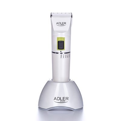 Hair clipper, AD 2827, Cordless or corded, Number of length steps 4, White
