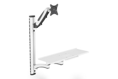 Digitus Wall mount, DA-90451, Rotate, Swivel, 32 ", Maximum weight (capacity) 8 kg, White/Black