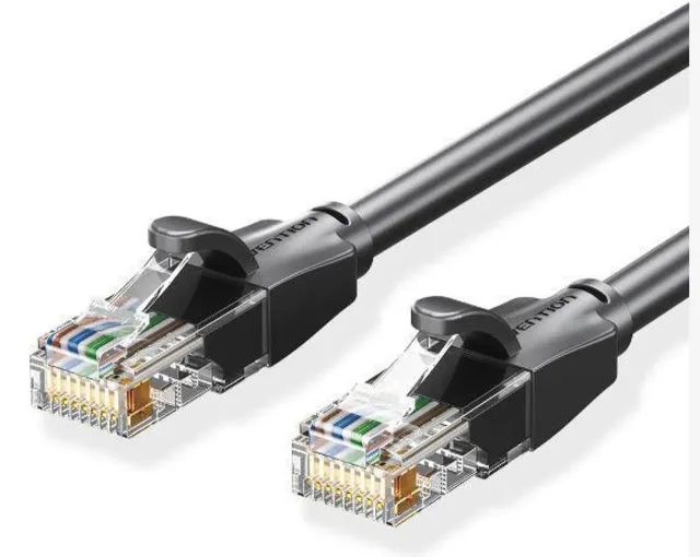 PATCH CABLE CAT.6 UTP/20M BLACK IBEBQ VENTION