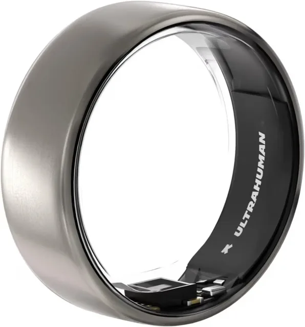 Ultrahuman | Ring Air | Raw Titanium | Size 11 | Smart Ring