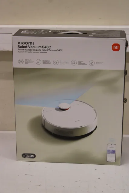 SALE OUT. Xiaomi Robot Vacuum S40C EU | Xiaomi Robot Vacuum S40C EU | Wet&Dry | 2600 mAh | Dust capacity 0.52 L | 5000 Pa | White | DAMAGED PACKAGING | 19 month(s)