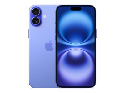 iPhone 16 Plus, Ultramarine, 6.7 ", Super Retina XDR, 2796 x 1290 pixels, A18, Internal RAM 8 GB, 128 GB, Dual SIM, 4G, 5G, Main camera resolution 48+12 MP, Secondary camera resolution 12 MP, iOS, 18