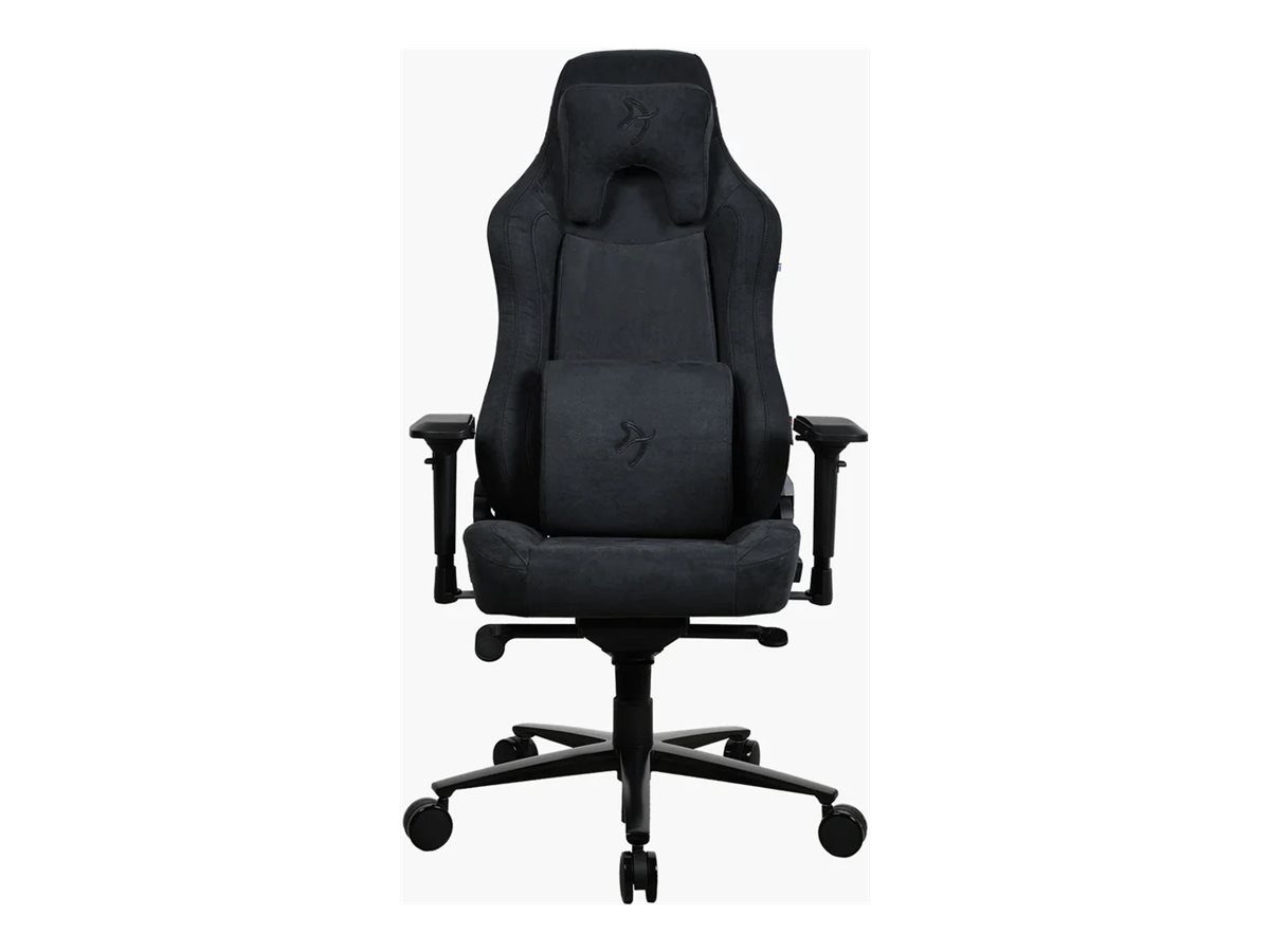 Arozzi Vernazza SuperSoft, Gaming Chairs, Frame material: Metal; Wheel base: Aluminium; Upholstery: Microfiber fabric made with very fine synthetic fibers, Pure Black