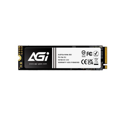 SSD, AGI, 300xTBW rating, MTBF 1600000 h, Read speed 3000 MB/s, Write speed 1400 MB/s, NVMe Yes, PCI Express 3.0, M.2, 512 GB, AGI512GIMAI298-CB