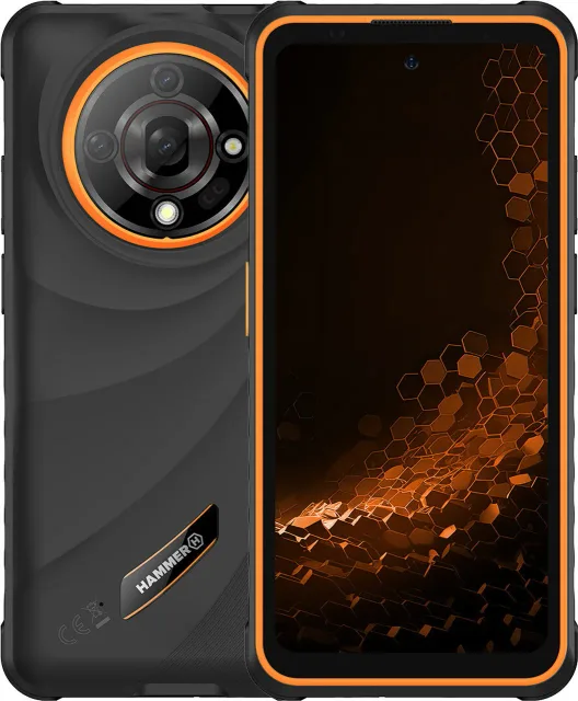 Hammer | Iron 6 | Black | 6.56 " | IPS | 1612 x 720 pixels | Mediatek | Internal RAM 6 GB | 128 GB | Dual SIM | 4G | Main camera resolution 48 MP | Android | 14 | 6050 mAh