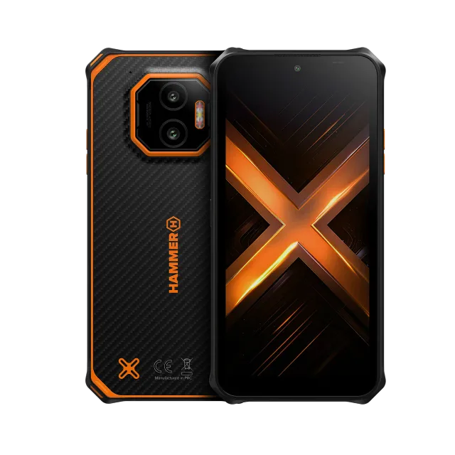 Hammer | Energy X2 | Black/Orange | 6.1 " | IPS | 1560 x 720 pixels | Mediatek | Dimensity 6300 | Internal RAM 6 GB | 128 GB | microSD | Dual SIM | 4G | 5G | Main camera resolution 50 MP | Android | 15 | 5000 mAh
